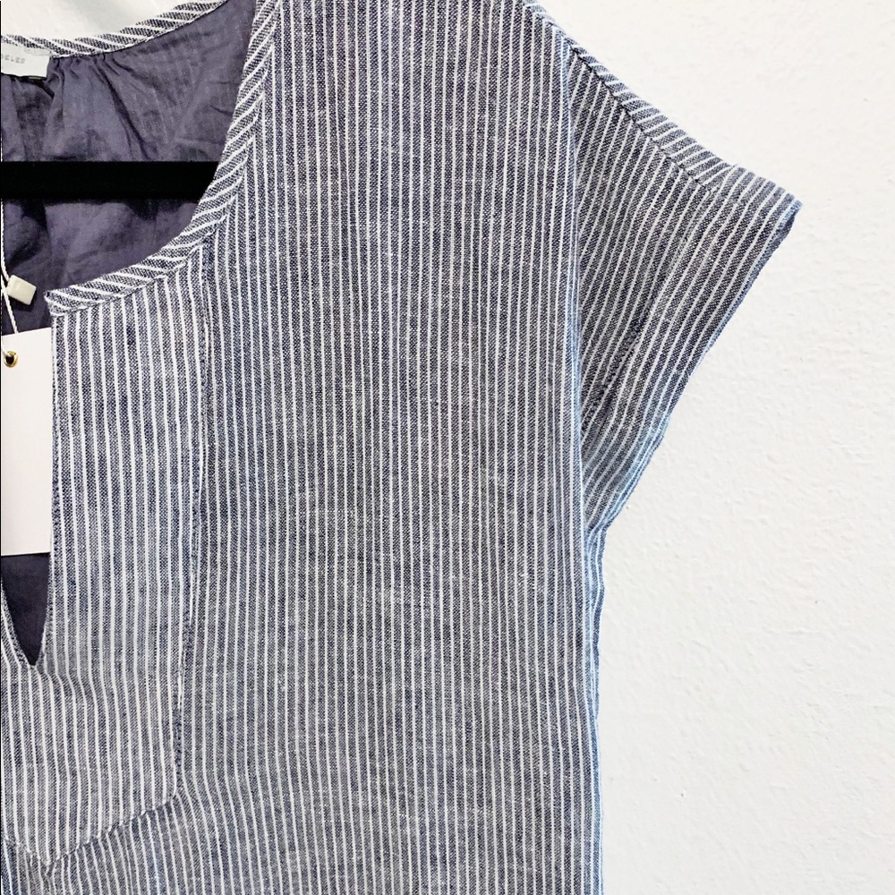 1️⃣ Medium Left! • Striped Linen Dress - Picture 3 of 3